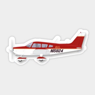 Piper PA28 Cherokee Sticker